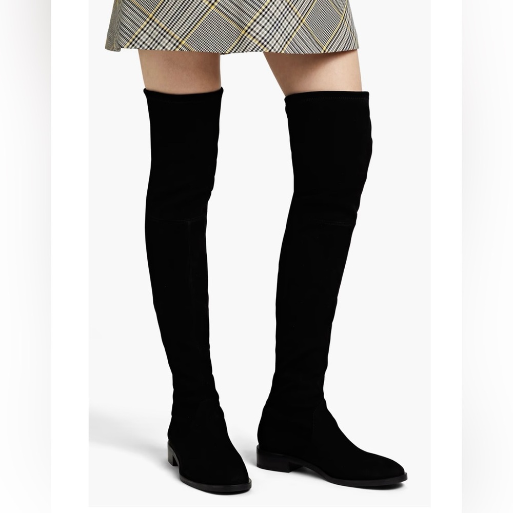 STUART WEITZMAN
Jocey stretch-suede over-the-knee boots SIZE 9